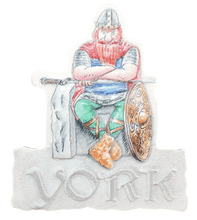 Load image into Gallery viewer, Resin magnet York Viking