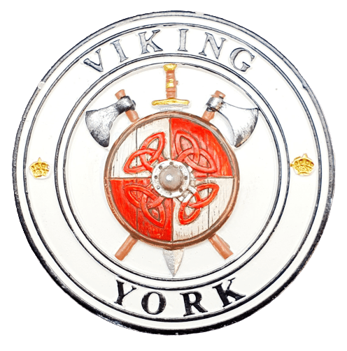 Resin Magnet Viking Round - britishsouvenirs