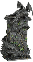 Load image into Gallery viewer, Duelling Dragons Clock 26cm - britishsouvenir
