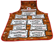 Load image into Gallery viewer, Liverpool Street Names Apron