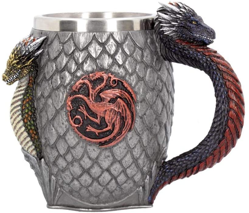 House Targaryen Tankard game of thrones 14cm - britishsouvenir