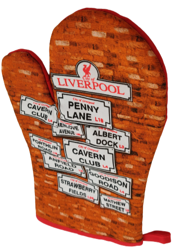 Liverpool Street Names Oven Glove