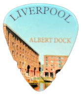 Load image into Gallery viewer, Liverpool Royal Albert Dock Plectrum - Sky blue Color