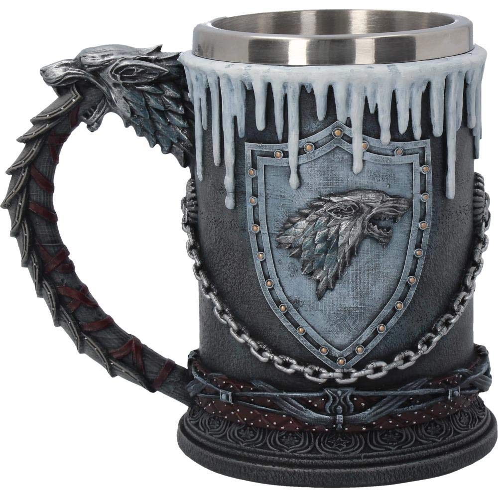 House Stark Tankard game of thrones 14.7cm - britishsouvenir