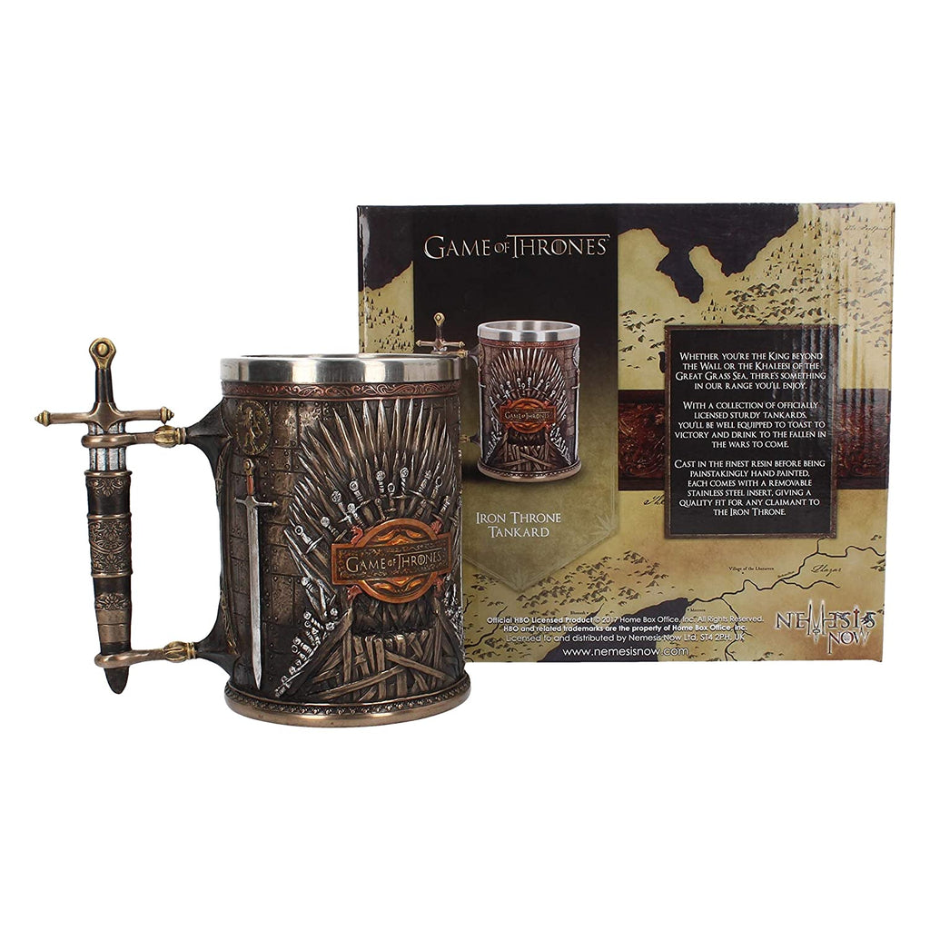 Iron Throne Tankard game of thrones 14cm - britishsouvenir