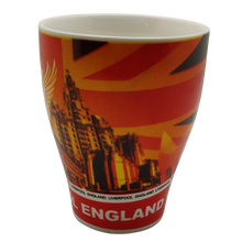Load image into Gallery viewer, Liverpool Themed Orange Coffee Mug
