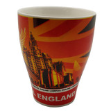 Liverpool Themed Orange Coffee Mug