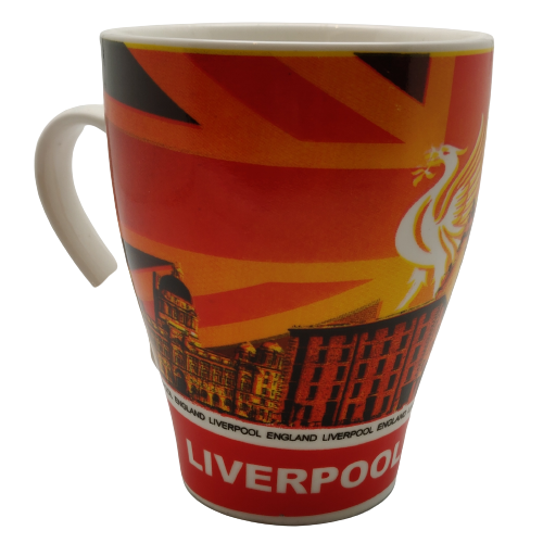 Liverpool Themed Orange Coffee Mug