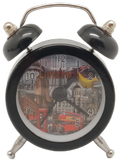 Black Liverpool Collage Mini Alarm Clock