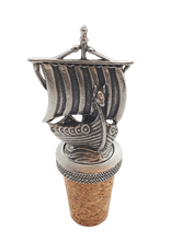 Load image into Gallery viewer, Bottle Stopper- Viking Ship