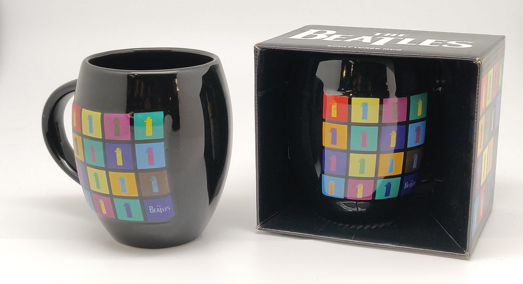 The Beatles Boxed Premium Mug: 1 Album Tiled (Oval/Embossed)