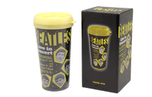 Load image into Gallery viewer, The Beatles Travel Mug: 1962 Live in Concert (Plastic Body)