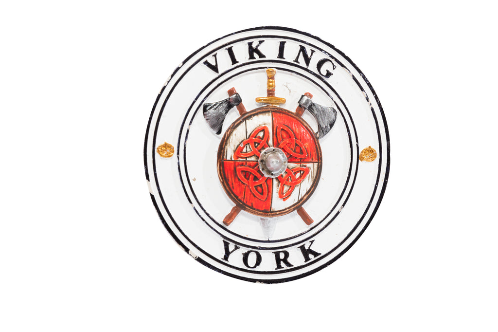 Resin Magnet Viking Round