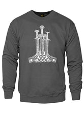 Load image into Gallery viewer, Viking Sword Sweatshirt-Charcoal