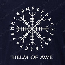 Load image into Gallery viewer, Navy Helm of Awe Jumper