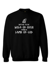 Load image into Gallery viewer, Black York Vikings Wolf Of Odin Sweatshirt