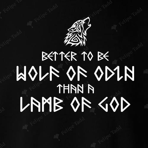 Black York Vikings Wolf Of Odin Sweatshirt