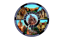 Load image into Gallery viewer, Stratford Landmarks Round Magnet