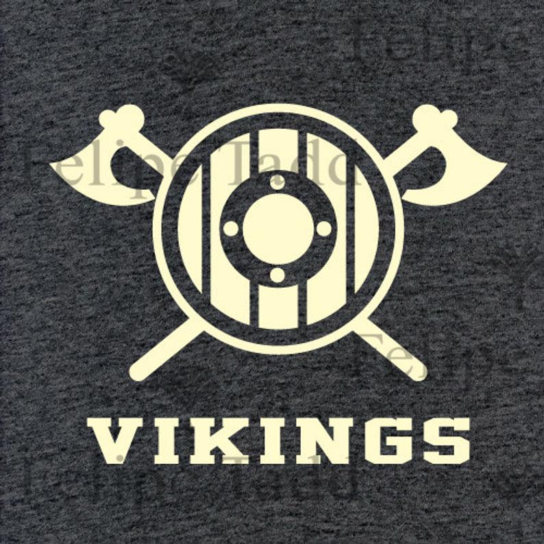 Embroidered Axe & Shield T-Shirt-Grey - Britishsouvenirs
