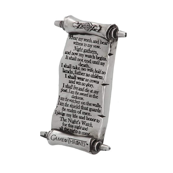 Nights Watch Magnet (GOT) 10cm - Britishsouvenir