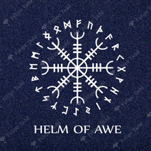 Load image into Gallery viewer, Helm of Awe T-Shirt- Navy- Britishsouvenirs