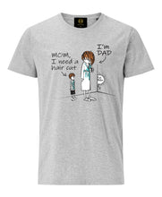 Load image into Gallery viewer, Mum I Need a Haircut-Grey T-shirt