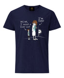 Mum I Need a Haircut-Navy T-shirt