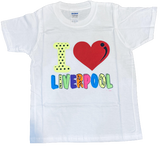 I Love Liverpool kids T-Shirt: White