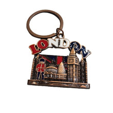 Load image into Gallery viewer, Keyring London royal guard, landmarks- Bronze
