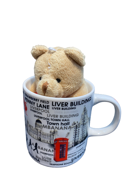 Liverpool Street Name Mug with Teddy