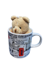 Load image into Gallery viewer, Liverpool Street Name Mug with Teddy