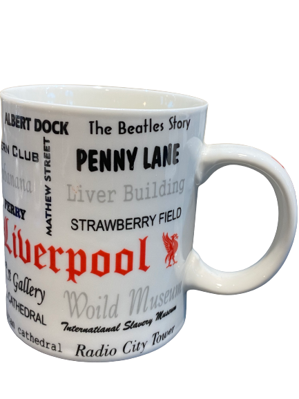 Liverpool Street Name White Mug