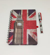 Load image into Gallery viewer, Union Jack Notebook & Pen
