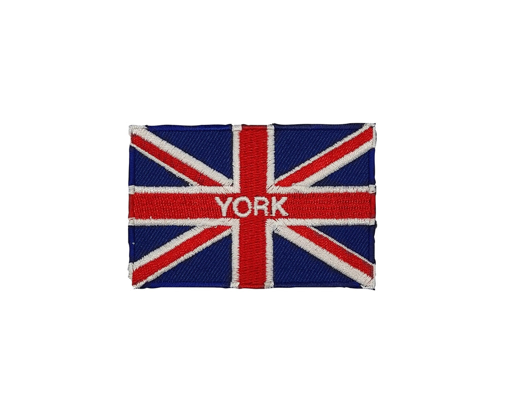 York Union Jack Embroidered Patch