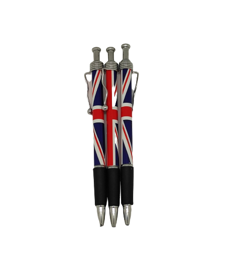 Union Jack Ballpoint Pens - Set of 3