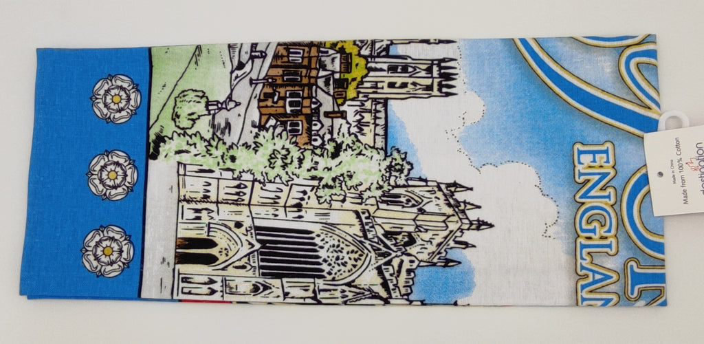 Tea Towel York Blue