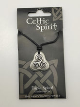 Load image into Gallery viewer, Triple Spiral Pendant
