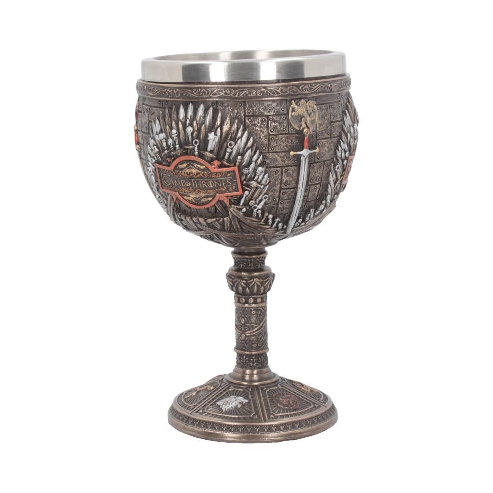 Iron Throne Game Of Thrones Goblet 17cm - Britishsouvenir
