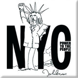 John Lennon Fridge Magnet: NYC Power To The People