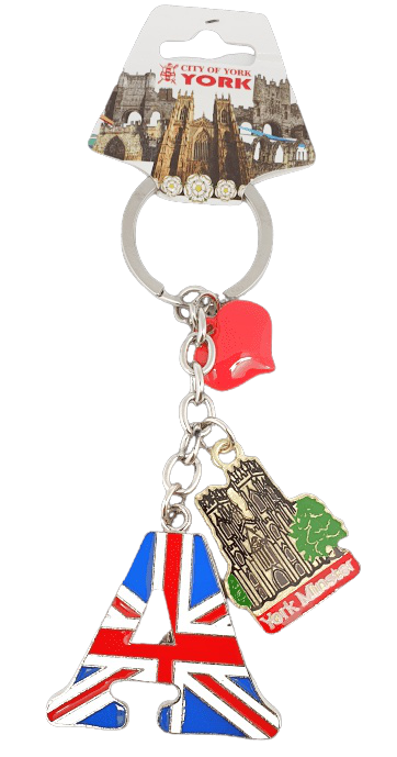 York Minster Alphabetic Keyring | York gifts