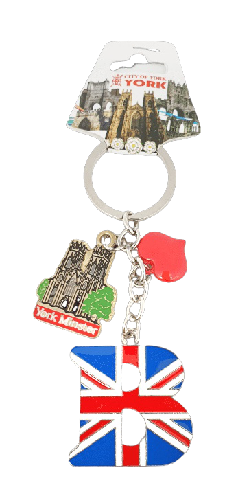 York Minster Alphabetic Keyring | York shop