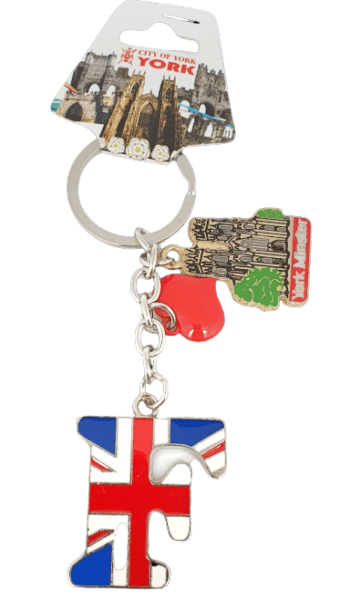 York Minster Alphabetic Keyring | York merchandise