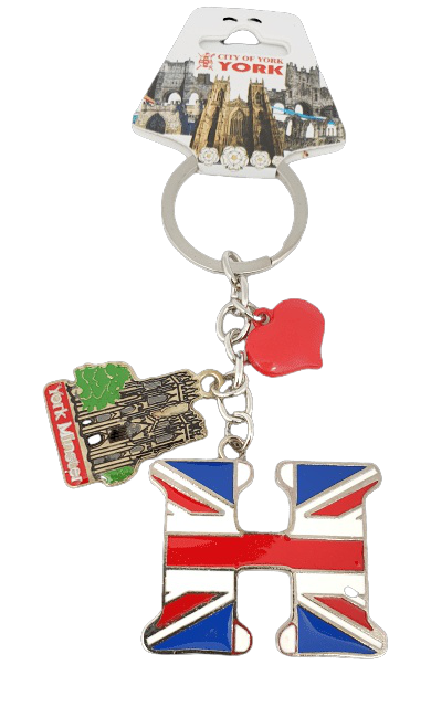 York Minster Alphabetic Keyring | York gift shop