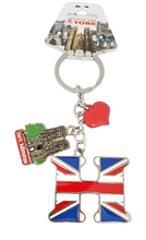 Load image into Gallery viewer, York Minster Alphabetic Keyring | York gift shop