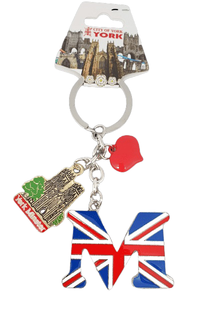 York Minster Alphabetic Keyring | Gift Shops York