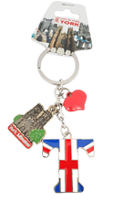 Load image into Gallery viewer, York Minster Alphabetic Keyring - Pride souvenirs