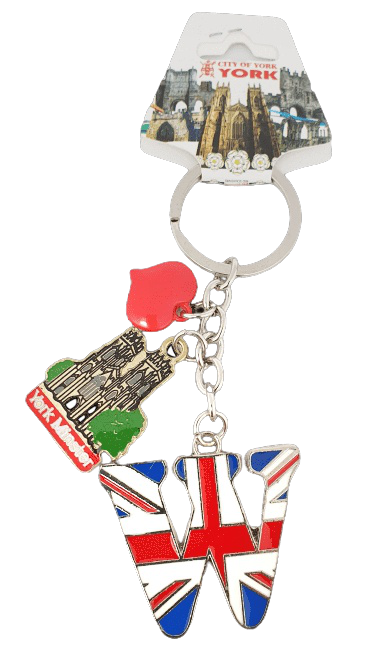 York Minster Alphabetic Keyring | Gift Shops York