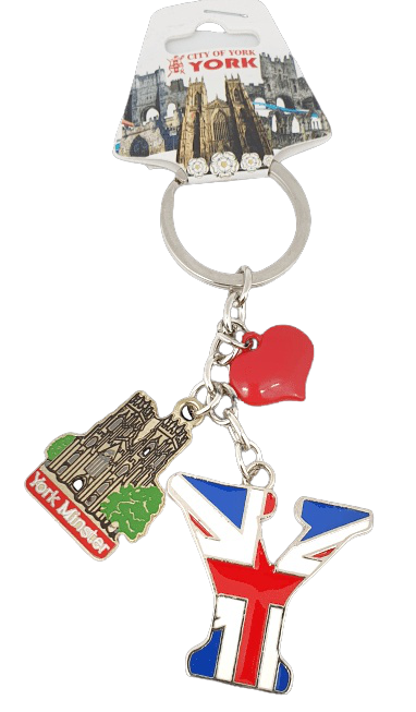 York Minster Alphabetic Keyring | York merchandise