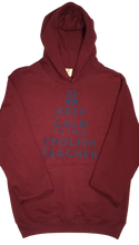 Load image into Gallery viewer, Hoodie Keep Calm Maroon