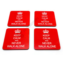 Load image into Gallery viewer, Liverpool Never Walk Alone 4 Coaster Set